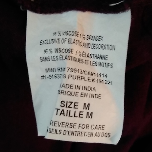 3/$15 Motherhood maternity dark purple vneck dress - Picture 7 of 7